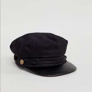 Monki Felt Baker Boy Hat